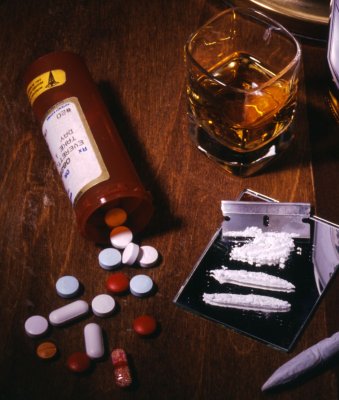 Narkotyki na stole